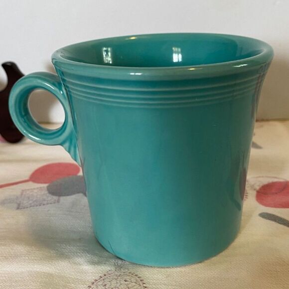 Fiestaware Turquoise Classic Ring Handle 10.4 Oz Mug - Picture 2 of 4